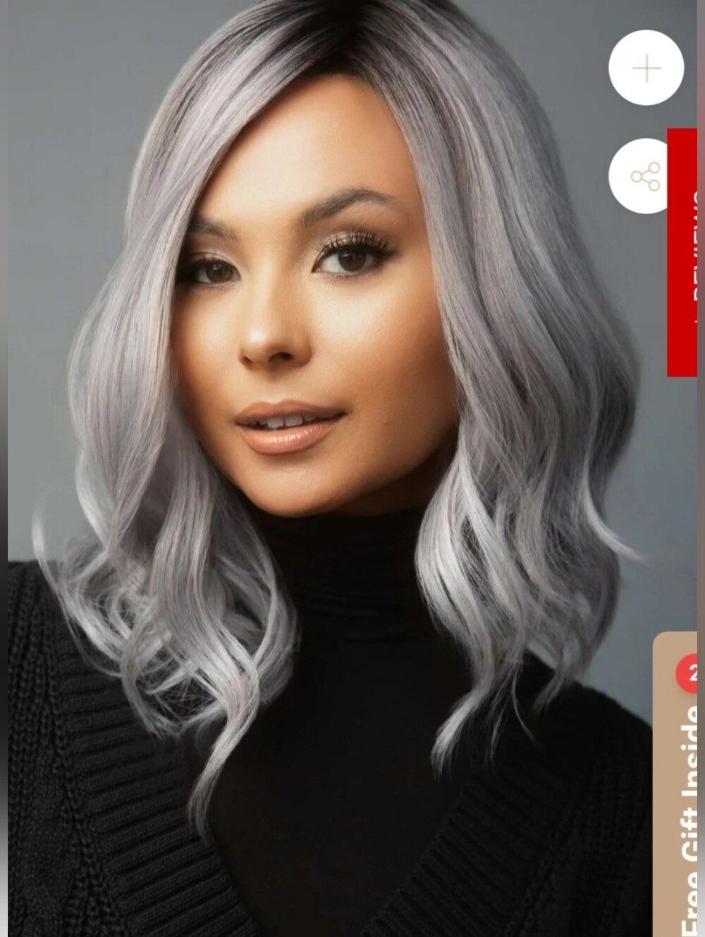 Panache Wavez Rene Of Paris Wig In Lunar Haze Like New Worn Once